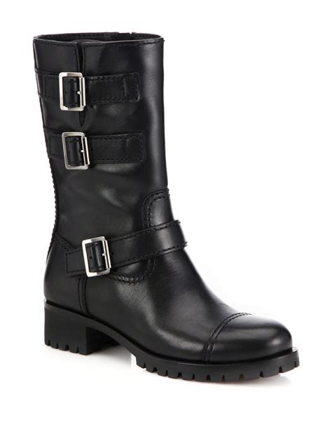 prada lug sole heel boots|Women's Shoes .